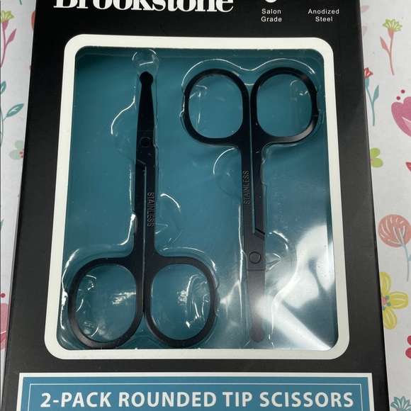 Brookstone Black Rounded Tip Scissors Set - Picture 2 of 3